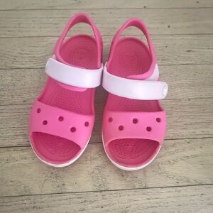 Crocs kids bayaband Sandals Electric Pink